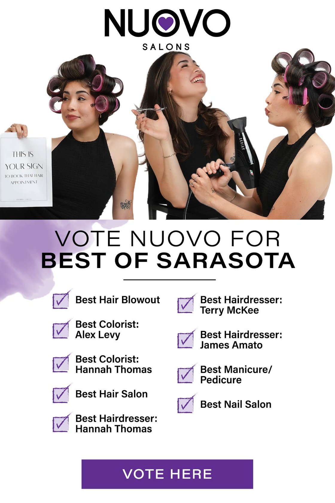 Vote Nuovo for Best of Sarasota