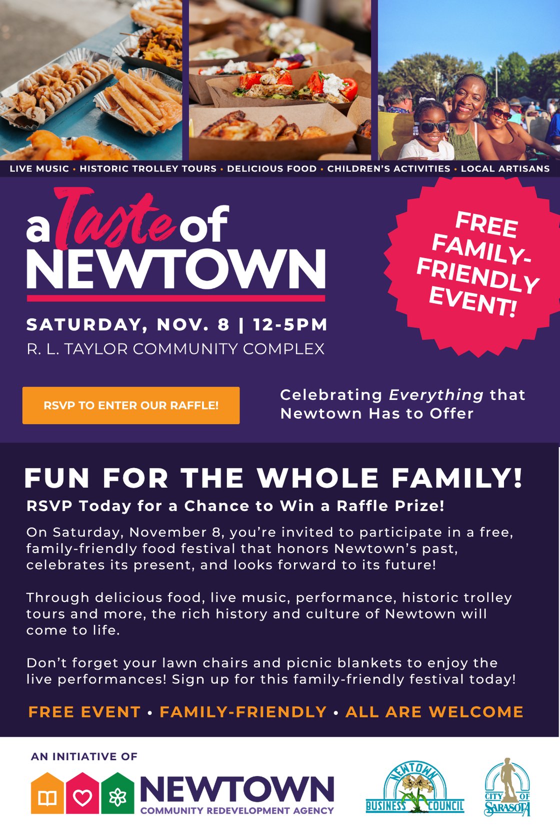 A Taste of Newtown Sarasota Says