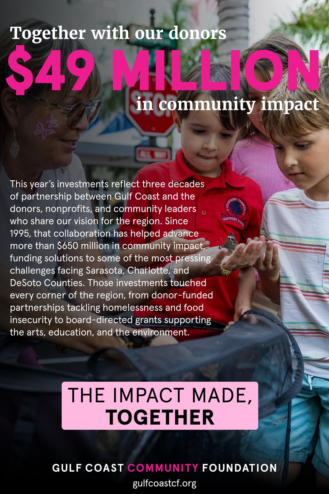 This year's investments reflect three decades of partnership between Gulf Coast and the donors, nonprofits, and community leaders who share our vision for the region.