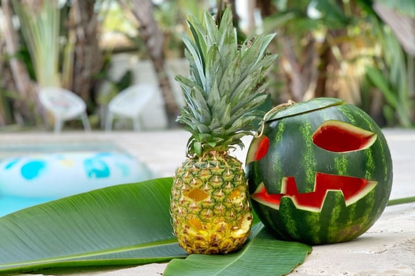 Skip the Pumpkin, and Make a Tropical Jack-o-Lantern Instead