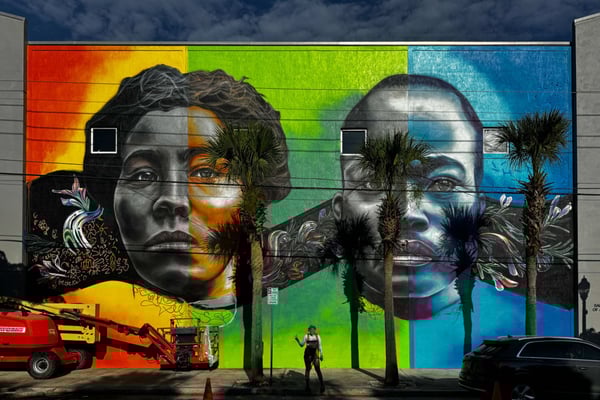 A New Mural of Irene and Lewis Colson Is Part of Sarasotas New Call for Walls Initiative