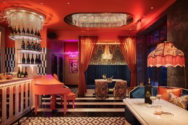 Sugar Champagne Bar Is an Exercise in All Things Camp