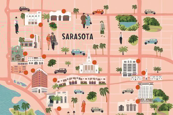 Take a Self-Guided Tour to See These Favorite 1920s Downtown Sarasota Landmarks