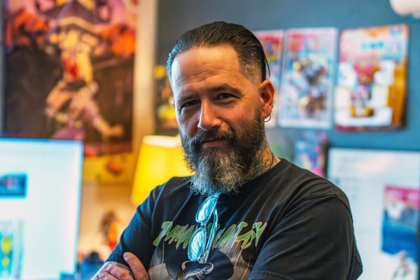 Artist Patrick Thomas Parnell Has Built a Successful Toy Business  Based on His Comic Book Characters