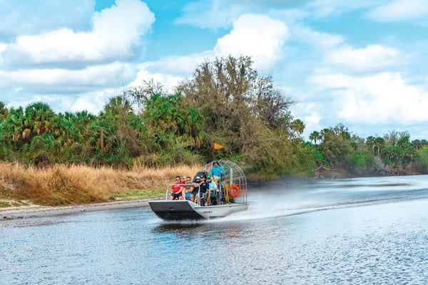 An Airboat Ride on the Peace River Offers a Front-Row Seat  to Gators, Birds and Wild Florida